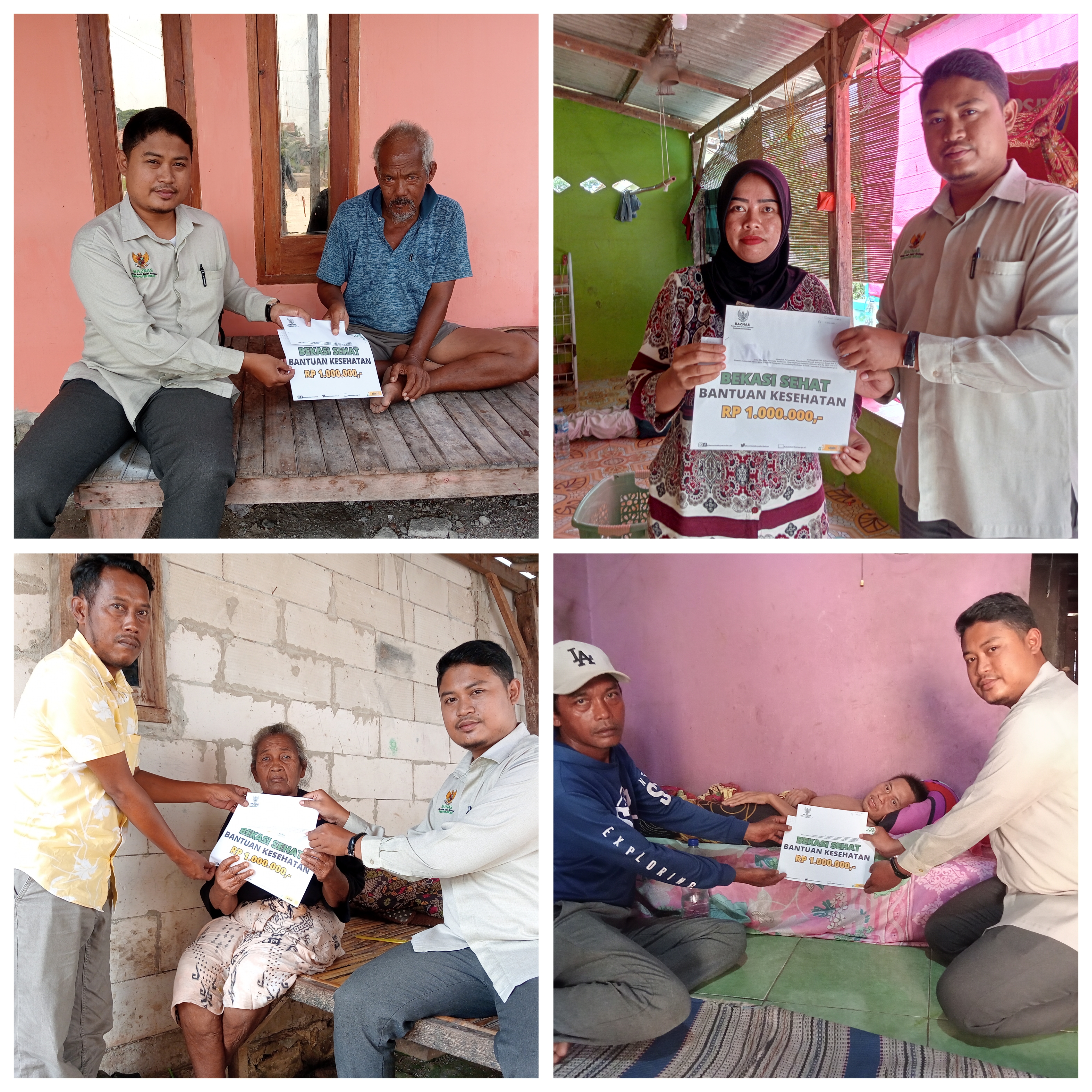 Dalam Meringankan Beban Masyarakat Yang Membutuhkan, Baznas Kabupaten Bekasi Berikan Bantuan Biaya Pengobatan