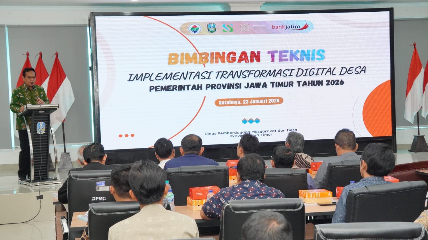 DPMD Jatim Gelar Bimtek Implementasi Transformasi Digital Desa