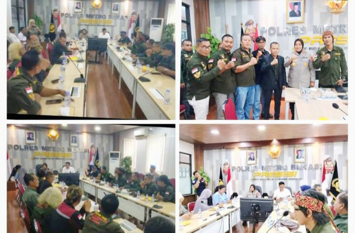 DPD AKPERSI Jawabarat Bersama DPC Karawang Dan DPC Bekasi Desak Kapolres Metro Bekasi Bertindak Tegas Ungkap Kasus Penipuan Miliaran Rupiah