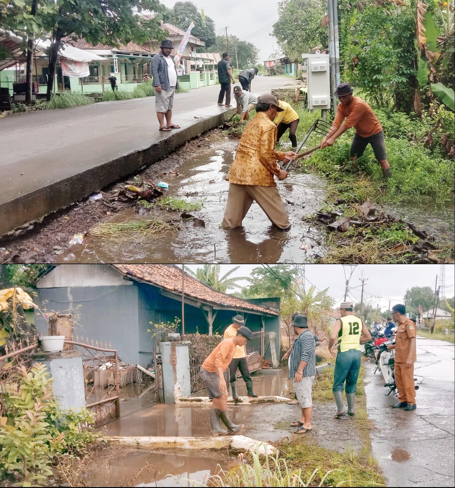 Lagi-Lagi!!! Aksi Nyata Pengabdian Wakil Ketua BPD Firman Jatayu Nahkodai Kerja Bakti Warga