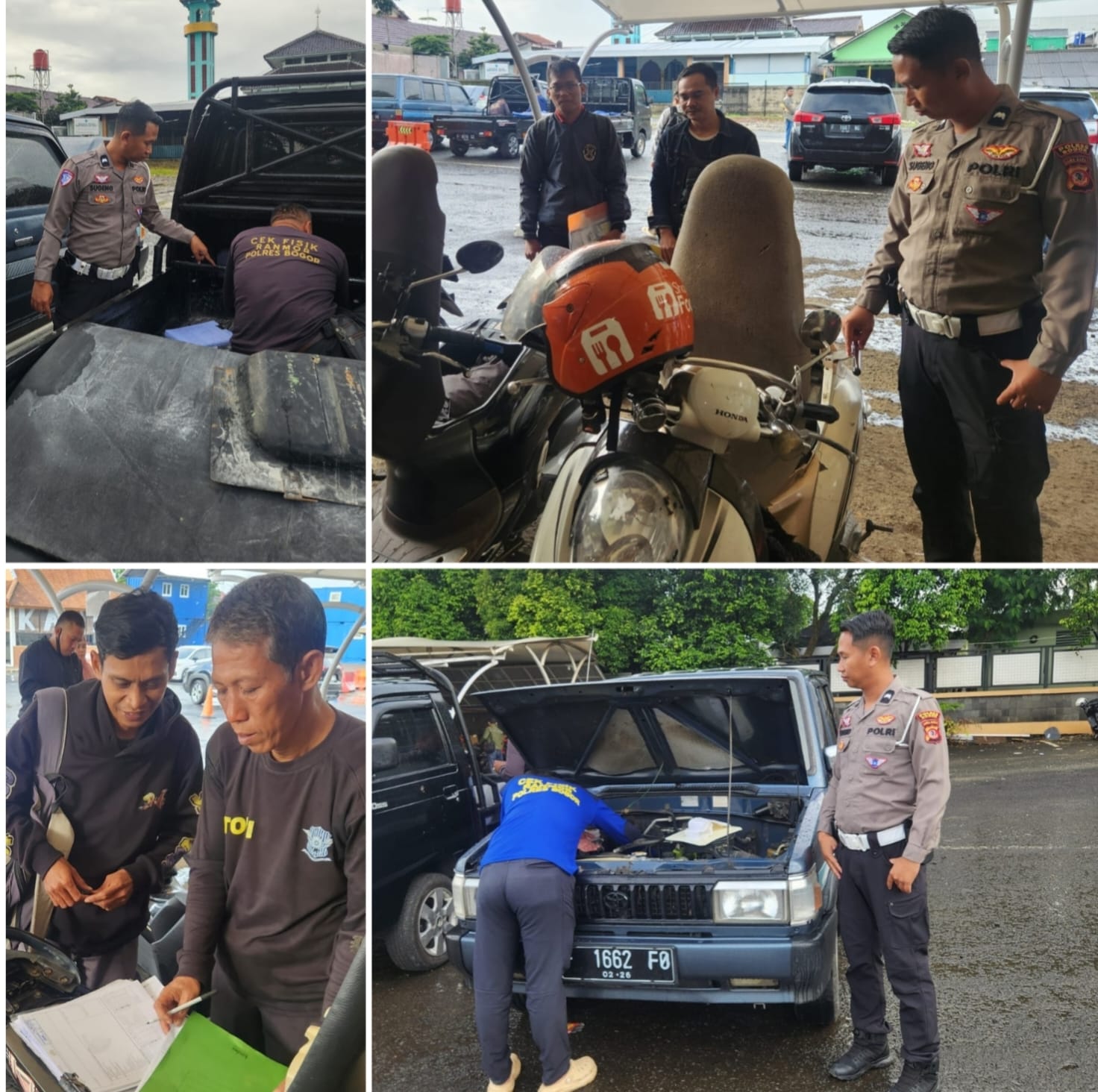 Dukung Pelayanan Cepat Dan Akurat, Cek Fisik Lapangan Samsat Cibinong Bogor Siaga Penuh