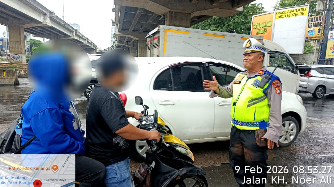 Unit Lantas Polsek Bekasi Selatan Gelar Ops Keselamatan Jaya 2026, Kedepankan Edukasi Dan Pendekatan Humanis