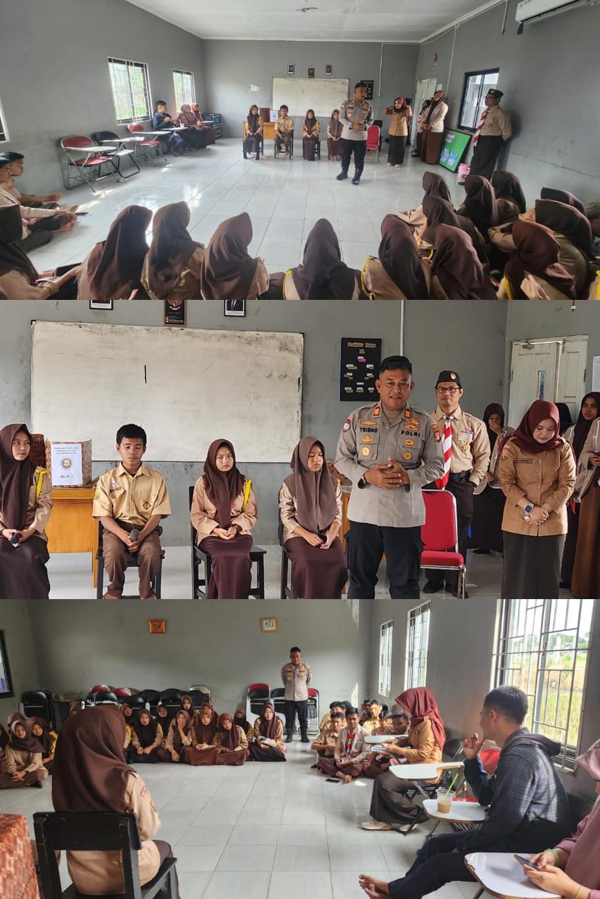 Cegah Generasi Muda Terjerumus Kapolsek Kedungwaringin Tekankan Bahaya Narkoba Di Sekolah