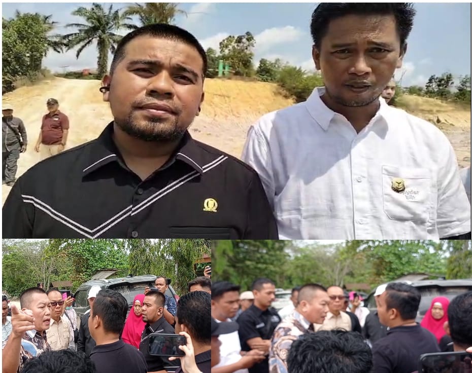 Sengketa Lahan Tol Pekanbaru Rengat Lembaga Investigasi Negara DPD Provinsi Riau Dan DPRD Sidak Lokasi Muara Fajar
