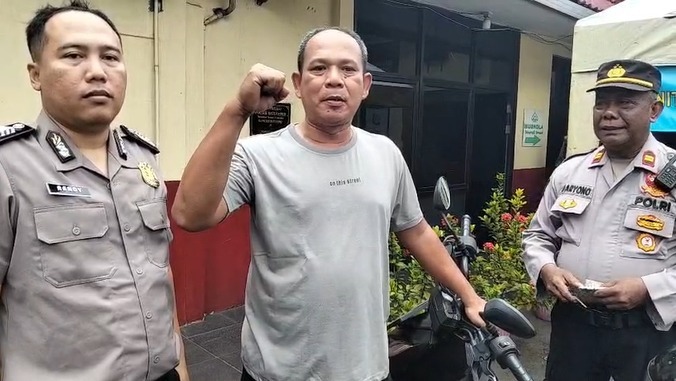 Warga Sampaikan, “Polri Telah Melayani Masyarakat Dengan Baik. Bravo Polri” Usai Titip Motor di Polsek Batu Ceper, Tangerang Kota