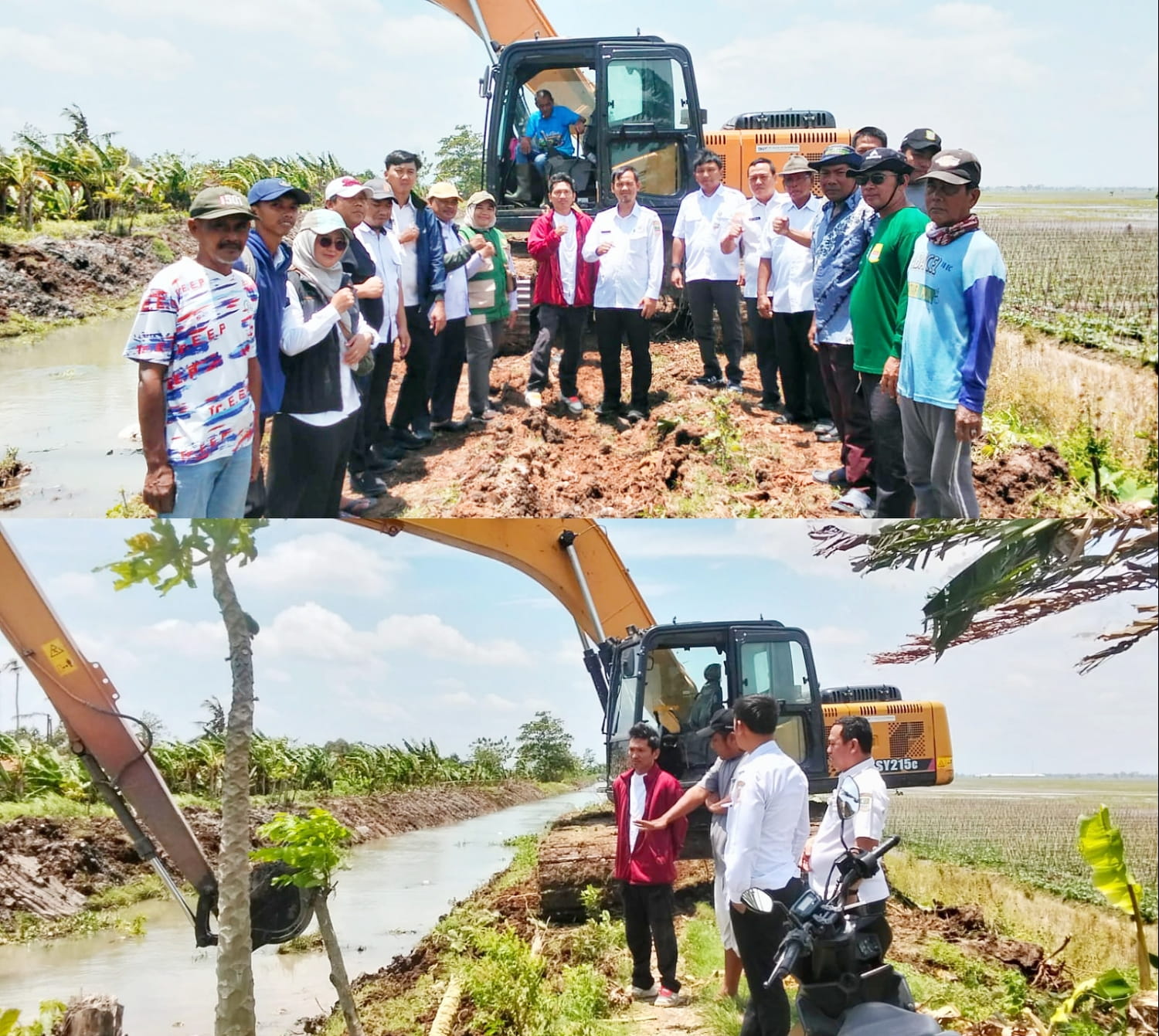 Wujudkan Irigasi Lancar Camat Pebayuran Dan Kementerian Pertanian Gelar Sosialisasi Normalisasi BKG 30A di Sumberurip