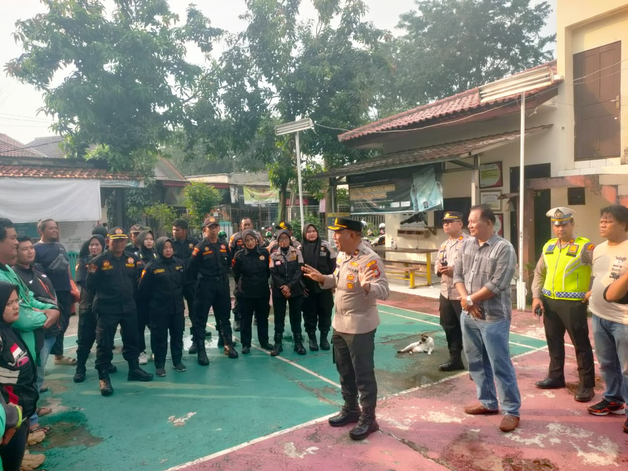 Apel Sabuk Kamtibmas, Sinergitas Polri Dan Masyarakat Wujudkan Situasi Aman Dan Kondusif di Bantargebang