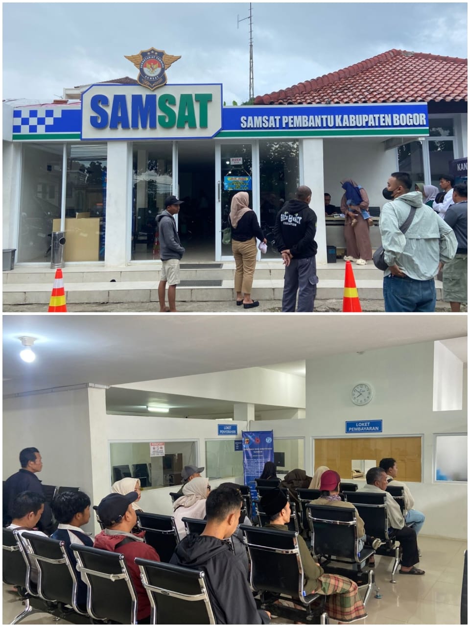 Regident Samsat Layani Warga Leuwiliang Berikan Kemudahan Bayar Pajak Dan Informasi PKB