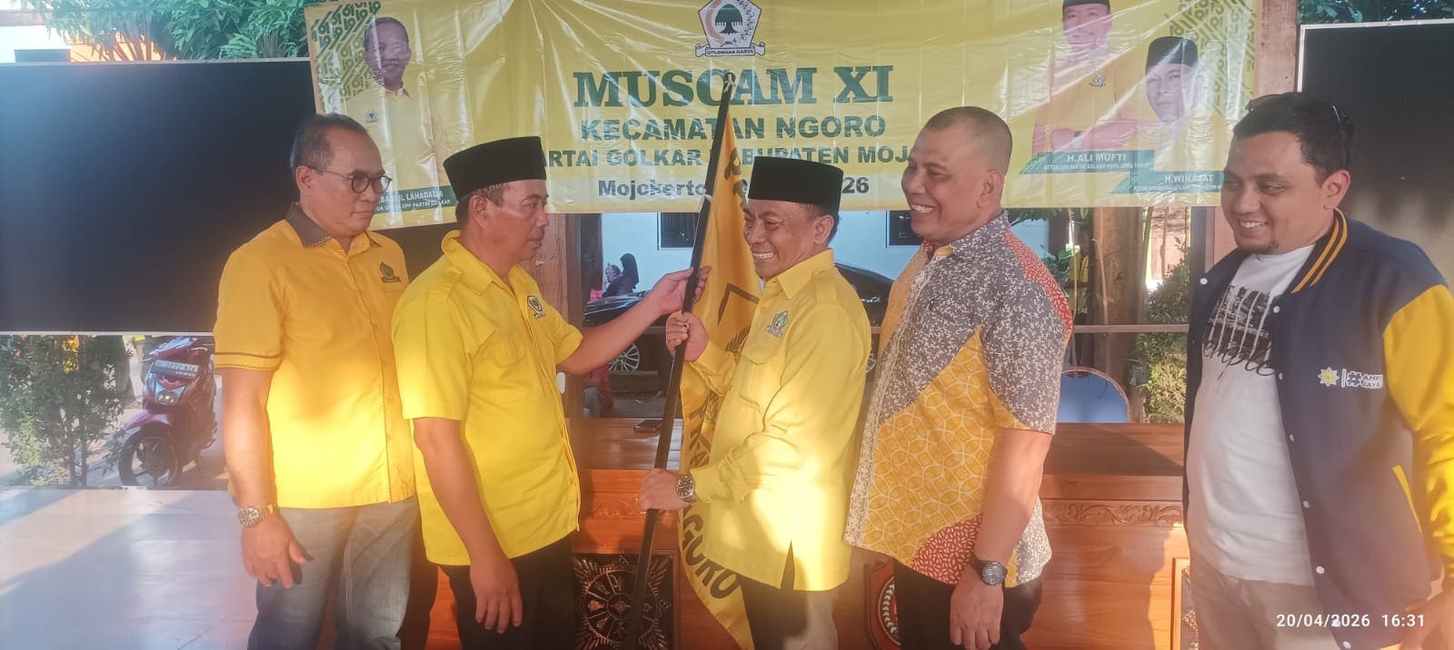 Budianto Terpilih secara Aklamasi Pimpin Golkar Ngoro Periode 2026-2031