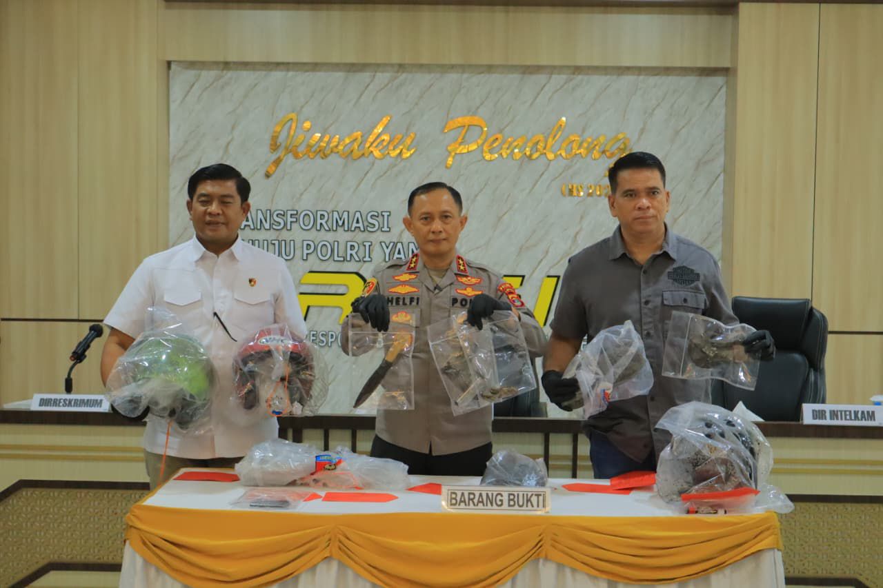 Polda Lampung Berhasil Ungkap Kasus Curat Ranmor Yang Mengakibatkan Gugurnya Bripka (Anumerta) Arya Supena