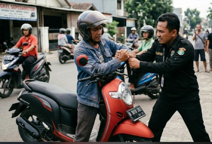 Sukriandi Oknum Kolektor FIF Sungguminasa Diduga Ambil Paksa Kunci Motor Nasabah Di Panciro