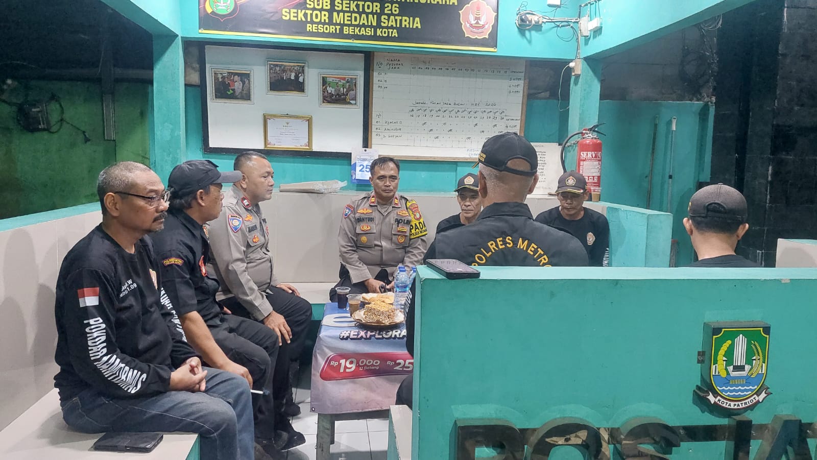 Kunjungan Kanit Bimas, Perkuat Peran PokdarKamtibmas Jaga Keamanan Medansatria