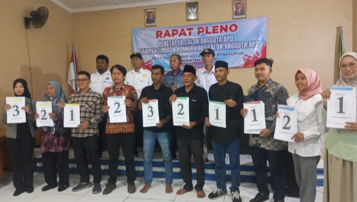 Panitia BPD Desa Sumberurip Gelar Pengambilan Nomor Urut Kandidat Calon BPD 2026–2034 Berlangsung Meriah Dan Penuh Antusias