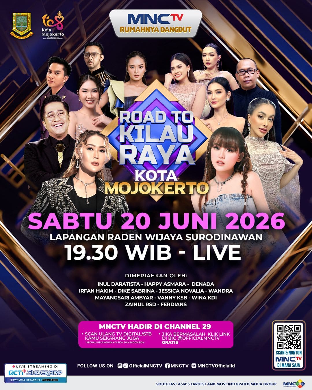 *Road to Kilau Raya Hadir di Kota Mojokerto, Siapkan Pesta Rakyat Penuh Kemeriahan*