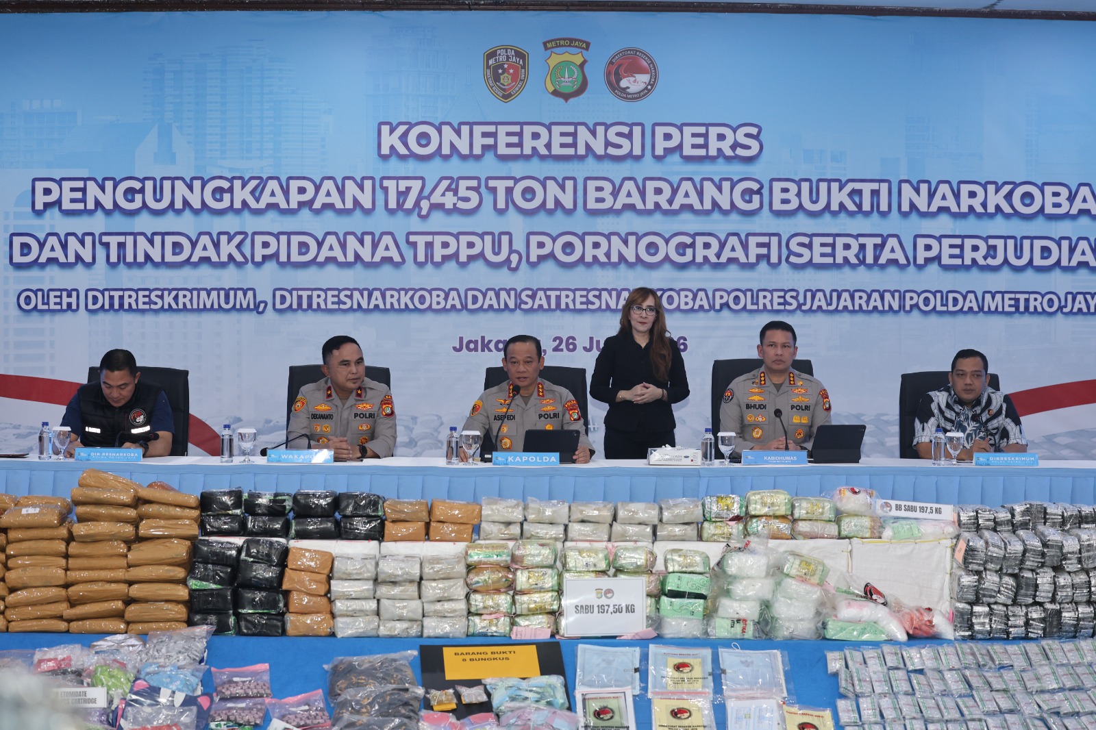Kapolda Metro Jaya: Pengungkapan Narkoba Dan Perjudian Bentuk Komitmen Lindungi Masyarakat