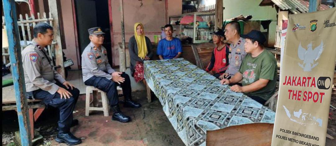 Jaga Jakarta On The Spot: Polsek Bantargebang Dengar Aspirasi Warga Sumurbatu