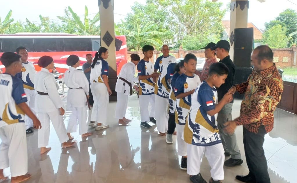Semangat Tempur ! Pelepasan Atlet Karate Mengikuti Kejuaraan Internasional Di DIY