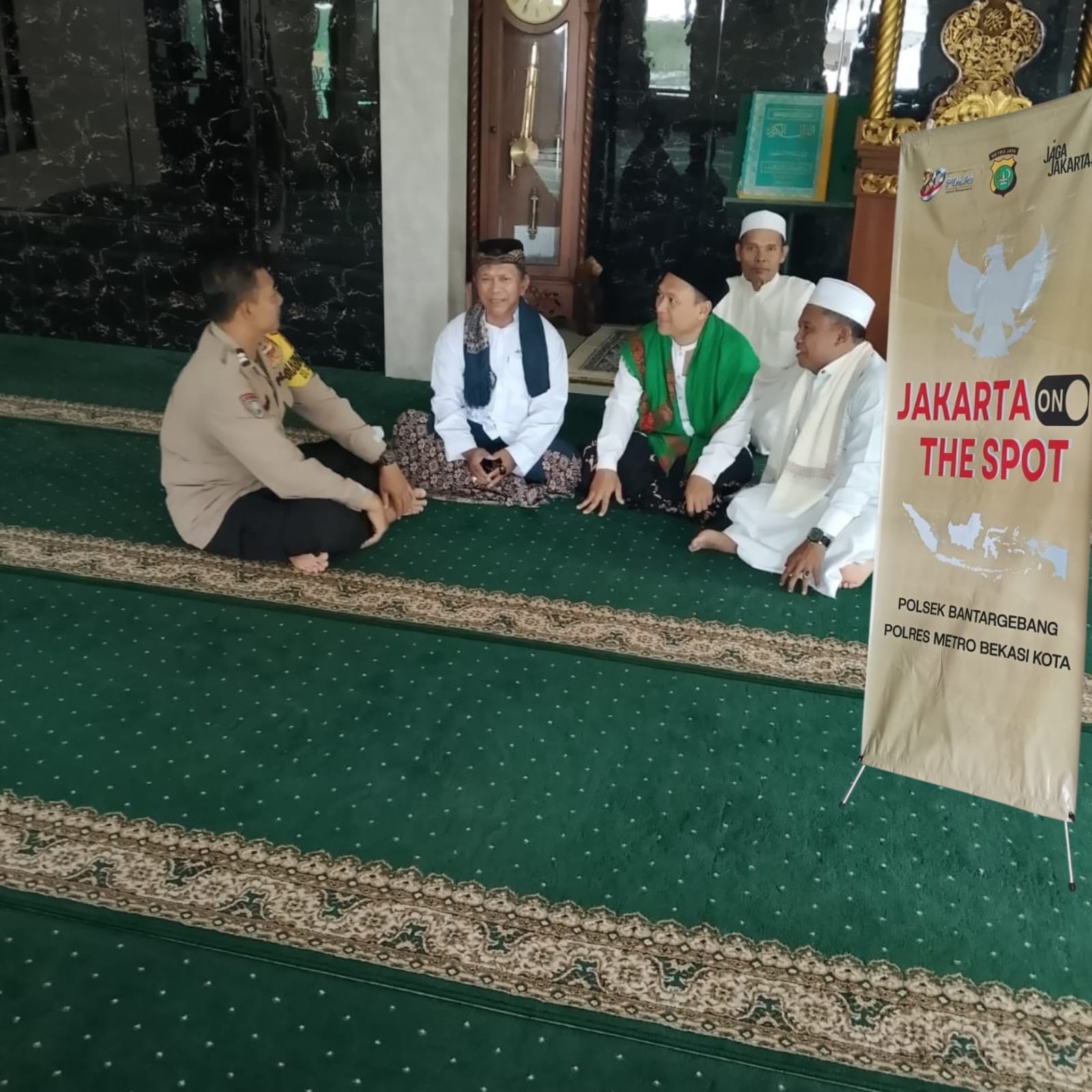 Jaga Jakarta On The Spot, Polsek Bantargebang Serap Aspirasi Warga Mustikasari