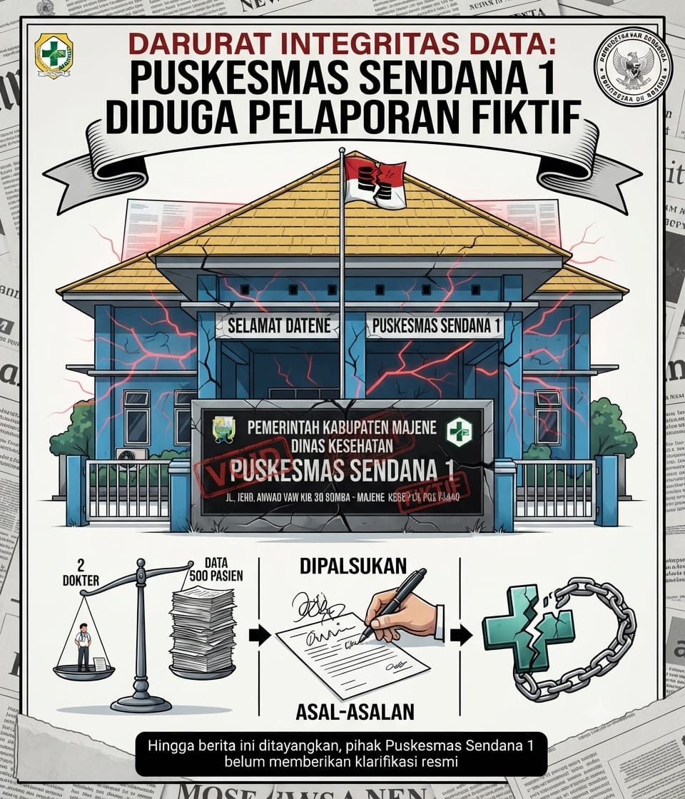 Darurat Integritas Data: Puskesmas Sendana 1 Diduga Lakukan Pelaporan Fiktif Cek Kesehatan Gratis Demi Kejar Target