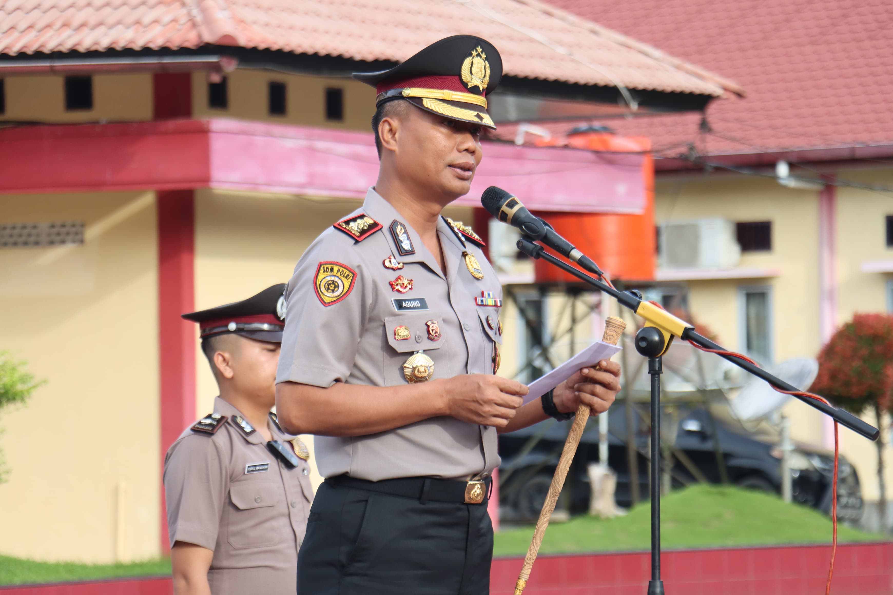 Polres Nias Rotasi Pejabat Utama dan Kapolsek, Kapolres Tekankan Profesionalisme Pelayanan Humanis.