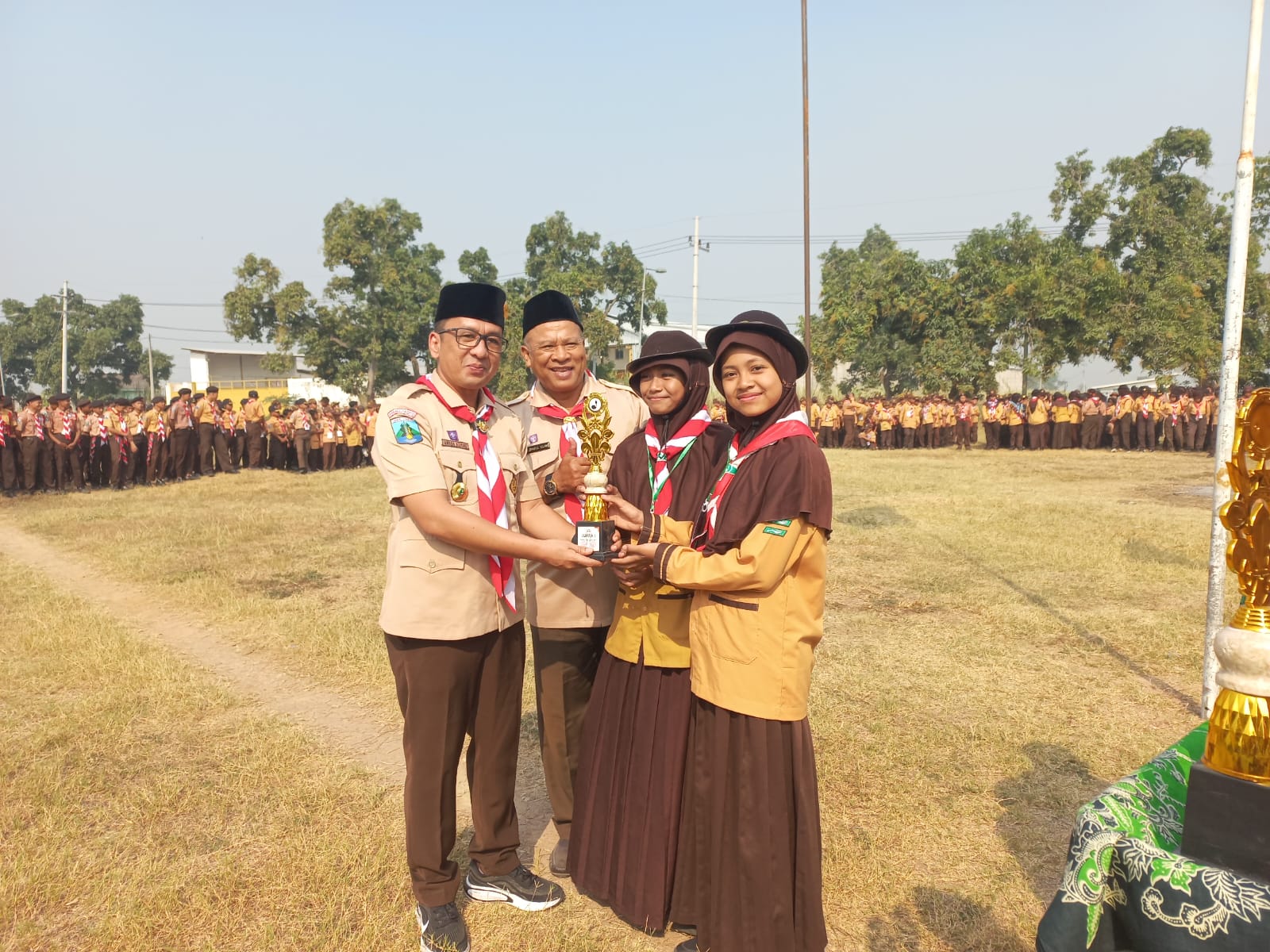 Peringati HUT ke-65 Pramuka, Kwartir Ranting Puri Gelar Perkemahan Tiga Hari di Wisata Gelang Puri