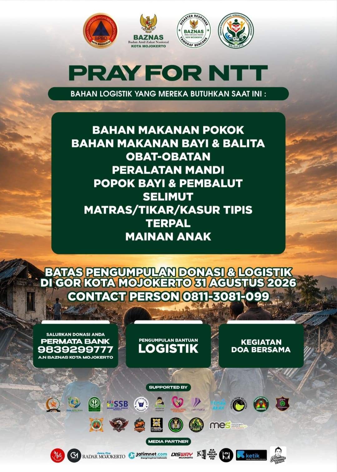 Peduli Gempa NTT, Gabungan Lembaga dan Pegiat Kemanusiaan Bentuk Gerakan Persaudaraan, Kemanusiaan, dan Kebencanaan