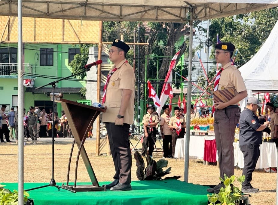 Wabup Rizal Kobarkan Semangat Panji Panji Pramuka ! Dukung Swasembada Pangan