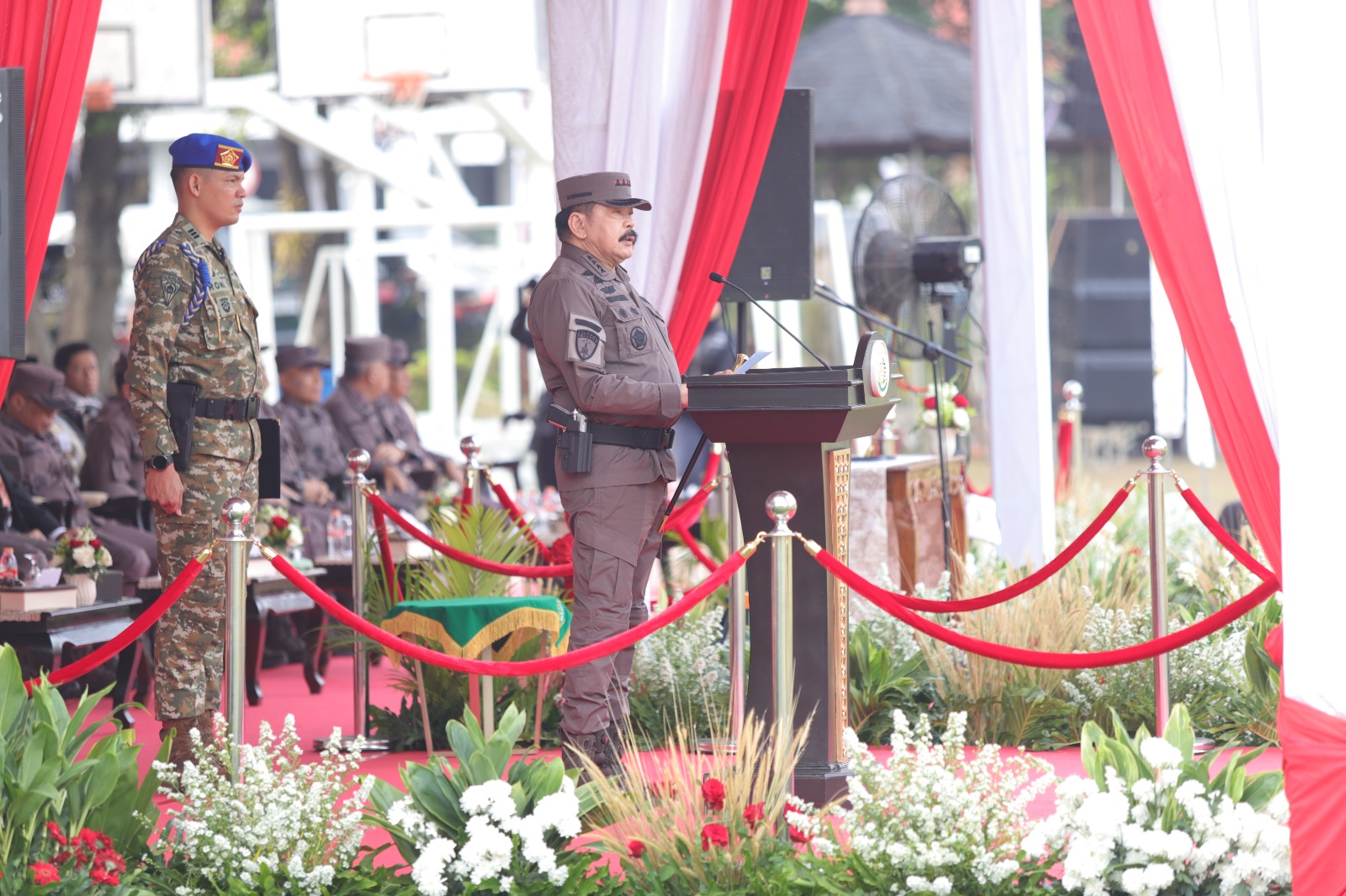 Jaksa Agung  ST Burhanuddin Pimpin Upacara Hari Lahir Kejaksaan RI Ke-81,Sampaikan 7 Perintah Harian.