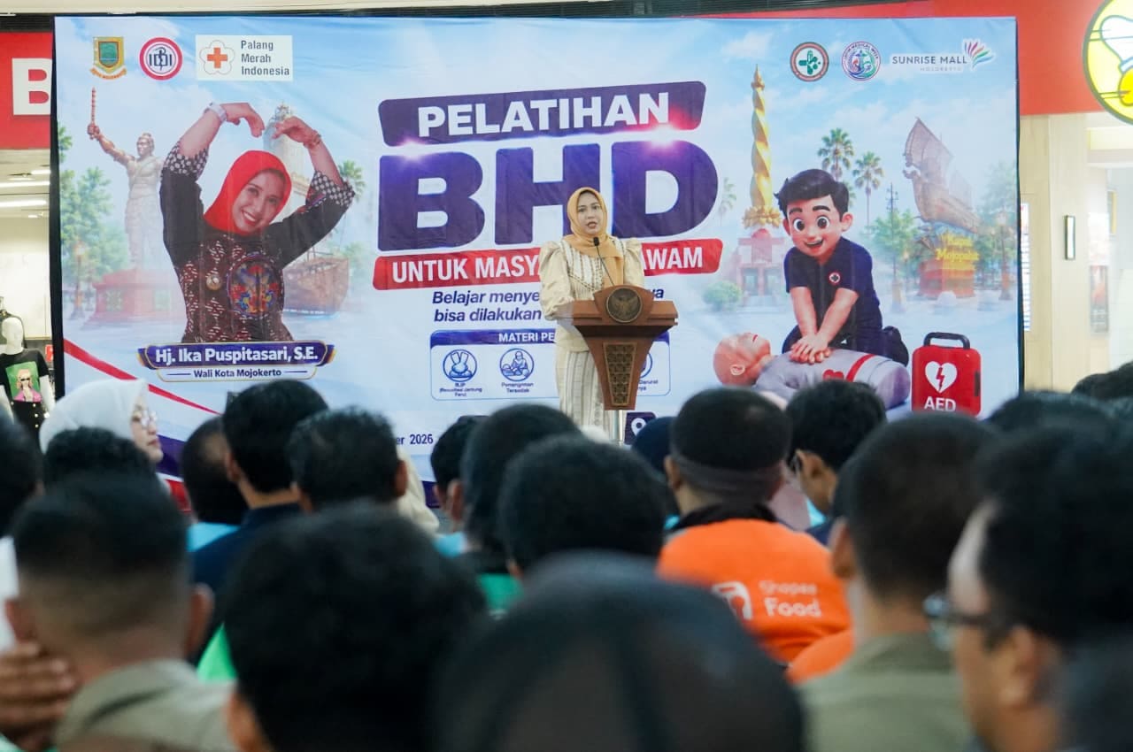 Tak Hanya Hidup Sehat, Warga Mojokerto Dibekali Keterampilan Menyelamatkan Nyawa
